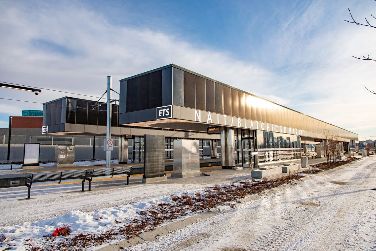 NAIT/Blatchford Market LRT Station is Open for Service