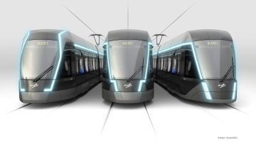 Quebec City and Alstom presents their vision of the rolling stock for the Quebec Tramway